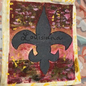 8x9 canvas tote painting